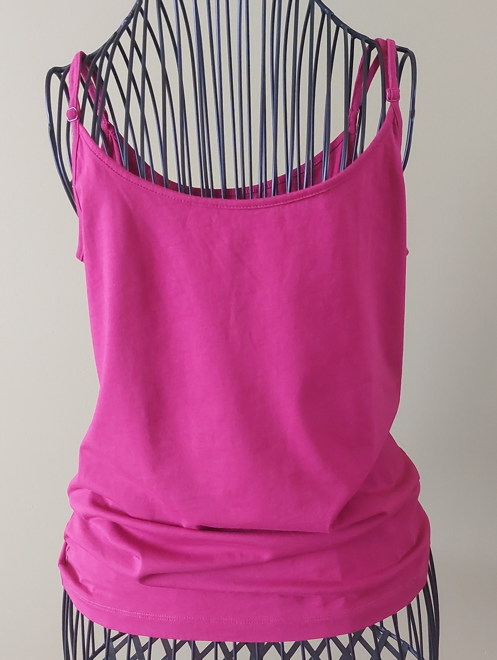 LOFT Burgundy Color  Tank Top, 95% Cotton & 5% Spandex